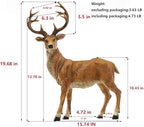 Resin Female Deer & Standing Male Deer Figurine Animals Statue Home Garden Yard Ornament Lawn Outdoor Patio Decor - Image 7