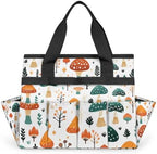 Other Plants Garden Tool Bag Tote for Men Women Multiple Pockets Wide Mouth Heavy Duty Waterproof Tool Organizer Bag for Outdoor Lawn Yard Portable Gardening Storage With Elasticbands - Image 7