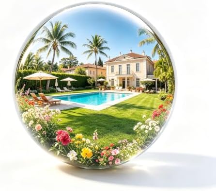 16 In Gazing Ball, Diameter Polished Reflective Smooth Garden Sphere by euppaury
