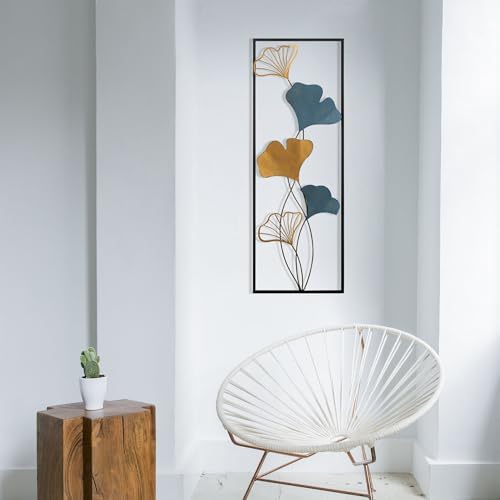 Hand-Painted Decorative Metal Accessory, 32 x 5 x 90 cm, 100% Metal (0.8 mm), Unique Colour Variations for Stylish Home Decor - Image 2