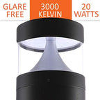 Bollard Light 38", 120-277V, 20W, 3000 Kelvin, Flat - Image 2