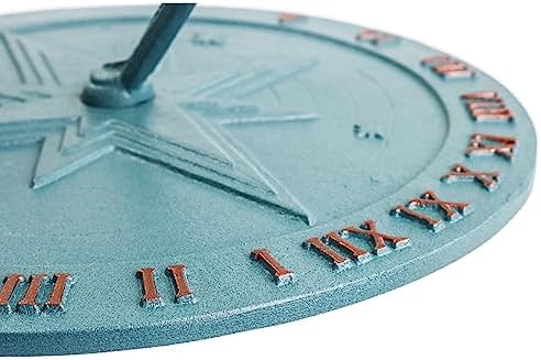 Montague Metal Products Roman Numeral Sundial - Garden Decor - Garden Clock - Image 6