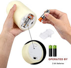 RY King Large Flameless Candle Set of 9 (D 3" x H 3", 3", 4", 4", 5", 5", 6", 7", 8") Battery Operated LED Pillar Real Wax Candles with Remote Control Timer - Image 6