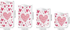 Pink Heart Pattern Flameless Candle with Remote Control Electric LED Pillar Candle Timer Color Changing Long Lasting Pack of 4 Battery Candles Valentine's Day Decoration - Image 2