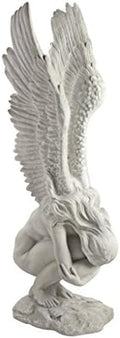 Design Toscano KY30700 Extended Grace Angel Garden Statue, 24 Inch, Antique Stone by DesignToscano