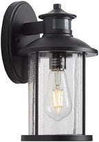 MICSIU 100W Max Black 3 Modes Motion Sensor Security Outdoor Wall Light by MICSIU