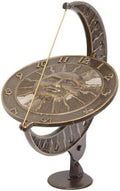 Whitehall Products Sun and Moon Sundial, French Bronze by Unknown