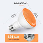 L LOHAS LED Orange Purple Halloween Flood Light Bulb, PAR30 LED Flood Light - Image 7