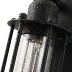 mirrea 18-Inch Industrial Outdoor Wall Light Sconce, Matte Black, Set of 4 - Image 7