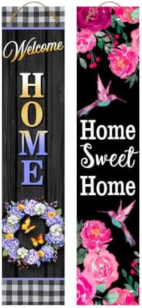 Briarwood Lane Spring Double Sided Reversible Pine Porch Leaner 47x9.5 Spring Dance For Spring Porch Leaner by BriarwoodLane