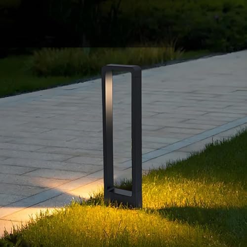 Outdoor Pathway Lights, Waterproof 3000K Bollard Lights, LED Landscape Lighting for Outside Patio Sidewalk Garden Yard Lawn Outdoor LED Decor Lighting (30 * 16 * 6CM) by Unknown