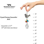 Woodstock Chimes Woodstock Rainbow Makers Collection, Crystal Fantasy, 4.5'' Bird Crystal Fantasies Crystal Suncatchers for Outdoor, Patio, Home or Garden Décor (CFBI) - Image 4