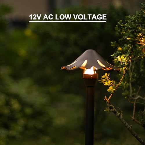 GOODSMANN Landscape Lighting Low Voltage Pathway Lights 2PK Landscape Path Lights 3W LED 180 Lumen Outdoor Walkway Lights Pathway Lights Wired 3000K Warm White with Cable Connectors - Image 5