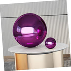 Levemolo Stainless Steel Reflective Gazing Ball for Garden Decor Polished Mirror Globe 12-Inch Outdoor Sphere Sturdy Weather-Resistant Design - Image 6