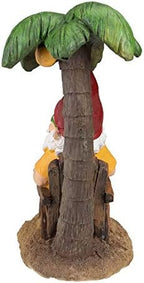 Northlight 12.25" Tropical Gnome with Palm Tree Outdoor Garden Statue - Image 6