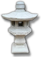 Yard Pagoda Figurine Concrete Outdoor Lantern Stone Backyard Pagoda Zen Garden Decoration Lawn Lantern Statue Japanese Style by Unknown