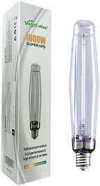 1000Watt Hydroponic High Pressure Sodium HPS Grow Light Bulb Lamp,High PAR Enhanced Red and Orange Spectrums,CCT 2100K,Ultra Bright 140,000 Lumens,E39 Base,1pack by Vegelumax