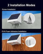 12 Pack Multicolour Solar Power Fence Lights Outdoor LED Waterproof - Image 5