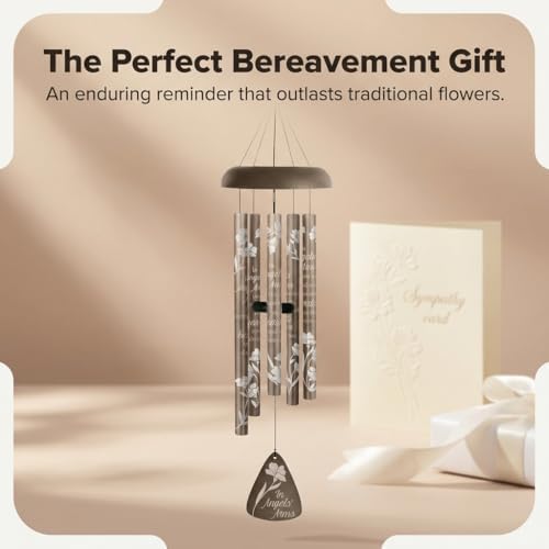 Carson 30" 'Angels' Arms' Memorial Wind Chime to Remember Loved One - Image 6
