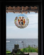 Farmhouse Wind Spinner for Garden Yard 12In, Funny Cow Horse Pig Face Cute Dog Duck Chicken Donkey 3D Stainless Steel Kinetic Hanging Wind Spinners Rustproof Outdoor Decor for Lawn Patio Home - Image 7