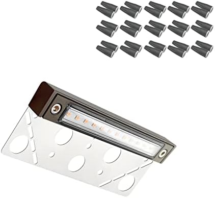 GKOLED 1 Pack Replaceable 6.8 Inch Hardscape Lights with 30 Pack Waterproof Lengthened Wire Connectors by GKOLED