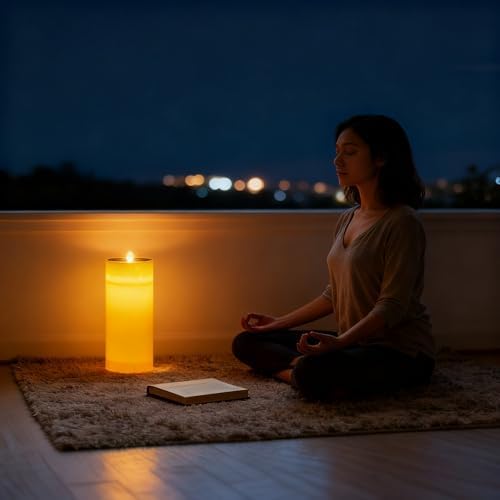 Solar Flameless Candles LED: 2 Pack 4*12 Inch Waterproof Pillar Candle with Remote Control Dual Charging (Solar & USB) for Outdoor Indoor Use - Christmas Weddings Table Centerpiece Patio Home Decor - Image 6