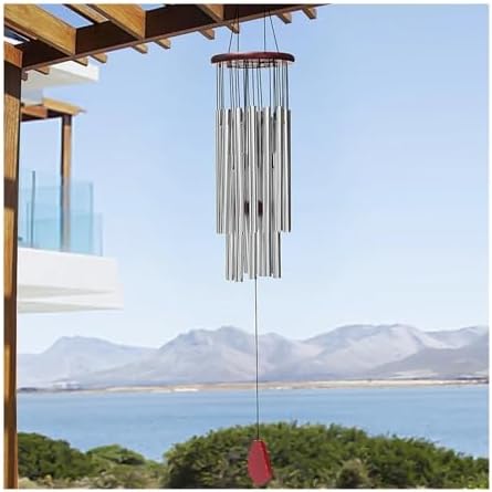 27 Tubes Outdoor Pendant Anti-Rust Decoration Wind Bell Multi-Tube Chime for Indoor Home Decor for Home by Unknown
