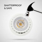 Ironsmith Lighting Products Shatterproof LED Flood Light Bulb - G53 Base Halogen Flood Lights Replacement (12V), Warm White Light Bulbs for Spot or Flood Light Fixture - Waterproof (13 Watt) - Image 4