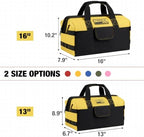 HISEA 3 Pack Heavy Duty Tool Bag, 16-Inch Waterproof Tools Organizer Tote - Image 2