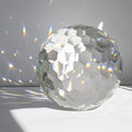 Clear Glass Crystal Ball Prism Suncatcher Rainbow Maker, Crystals Prisms for Window, Feng Shui, Home Office Garden Decoration (150mm/5.9inch) by Besimple