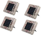 Solar Ground Light Outdoor LED Disk Light for Pathway and Yard Decorative Solar Ground Lamp & Strong Construction by Unknown