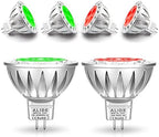 ALIDE Red Green MR16 Led Bulbs 12v Low Voltage for Landscape Christmas by ALIDE