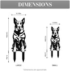 14" Blue Heeler Statue Garden Stake - Image 4