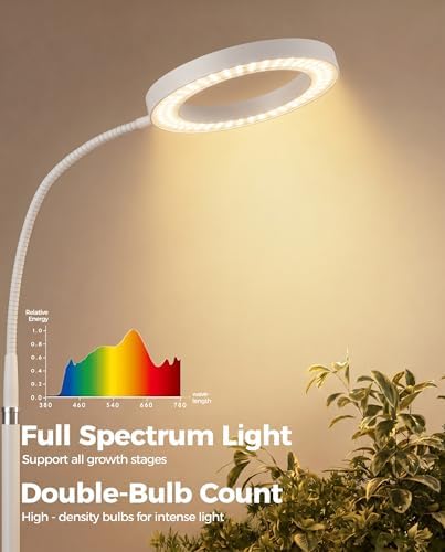 Bamworld Grow Lights for Indoor Plants, Full Spectrum Plant Lights - Image 5