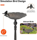 Classic Copper Bird Bath for Outdoors 22 Inch, Weather-Resistant Bird Feeders Decor for Garden, Patio​ or Yard - Image 7