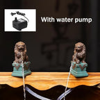 Animal Pond Spitters, Ceramic Spitter Fountain, Spitters for Small Ponds, Unique Garden Water Feature with Water Pump, for Balcony, Courtyard and Home Office - Image 4