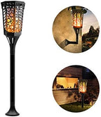 Ulalaza Solar Outdoor Lights 99 LED Flickering Flames Torch Light Waterproof Landscape Ligh Auto On/Off Path Lights - Image 3