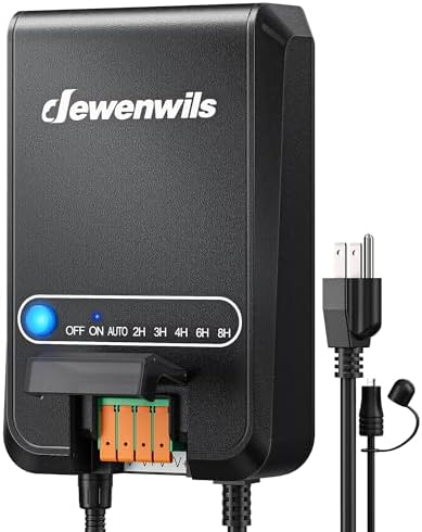 DEWENWILS 60W Low Voltage Transformer, with Photocell Sensor & Timer by DEWENWILS