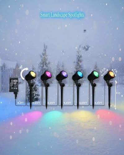 RGB Landscape Outdoor SpotLights with APP & Remote Control - Image 5