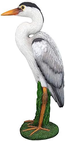 Design Toscano Gray Heron Coastal Bird Statue - Image 4