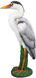 Design Toscano Gray Heron Coastal Bird Statue: Set of Two - Image 4