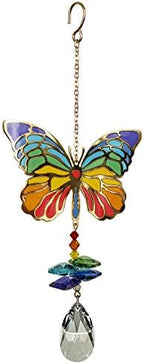 Woodstock Chimes Woodstock Rainbow Makers Collection, Crystal Wonders, 5'' Butterfly Crystal Wonders Crystal Suncatchers for Outdoor, Patio, Home or Garden Décor (CWBUT) by WoodstockChimes