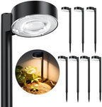 ELECLINK 8 Pack Solar Pathway Lights Outdoor, Solar Powered Landscape Path Light with Larger LED Lens, Brighter Up to 12 Hrs Waterproof Outdoor Solar Light for Yard Garden Walkway Driveway Sidewalk by ELECLINK