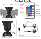 Pond Lights, LED Underwater RGB Color Changing Spotlight Dimmable IP68 Waterproof Submersible Fountain Lights Outdoor Landscape Spot Lights, 3 in Set - Image 4