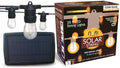 Norb Solar String Lights Outdoor 35FT – NorbSOLAR Weatherproof LED Patio Lights with Warm Candle-Like Glow, Shatterproof Vintage Bulbs, Solar Powered & Energy-Efficient, Outdoor & Event Use by NorbLighting