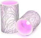 KLL William Morris Rush Grass Pattern Decorative Flickering Outdoor flameless Candles with Timer Electronic Lights Waterproof with timers for Window Window Battery Powered - Image 2