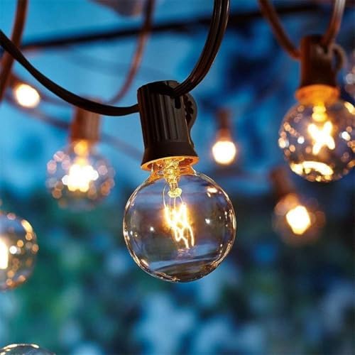 Abeja 50FT G40 Globe String Lights, Outdoor Patio Lights by Abeja