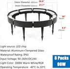 DC 24V Outside Palm Tree Light IP65 Waterproof Uplighting - Image 2