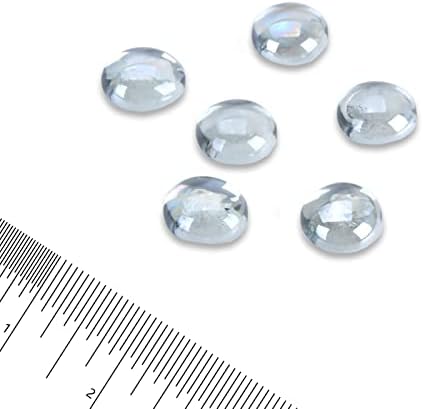 GasSaf 3/4 Inch Crystal Clear Luster Fire Glass Beads, 10 Pound - Image 2
