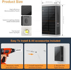 Solar Lights Outdoor Up and Down, 13 Modes 8pcs Solar Wall Lights Outdoor - Image 4
